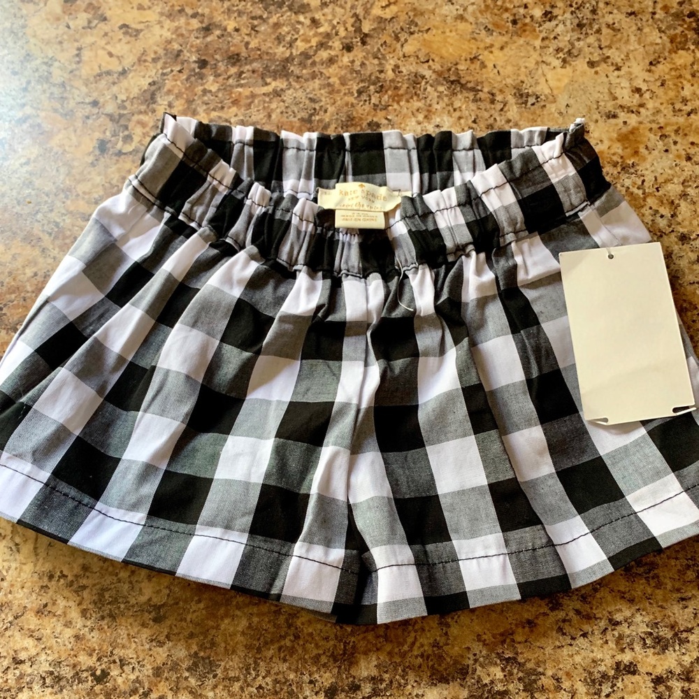 Kate Spade infant checker shorts